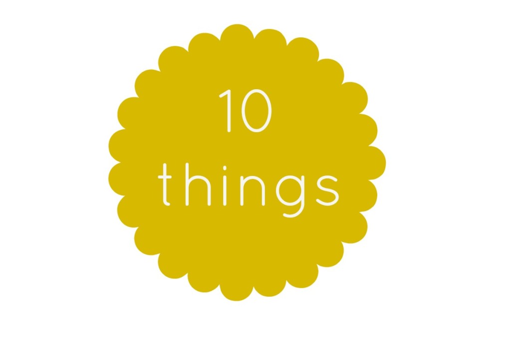 10 things button